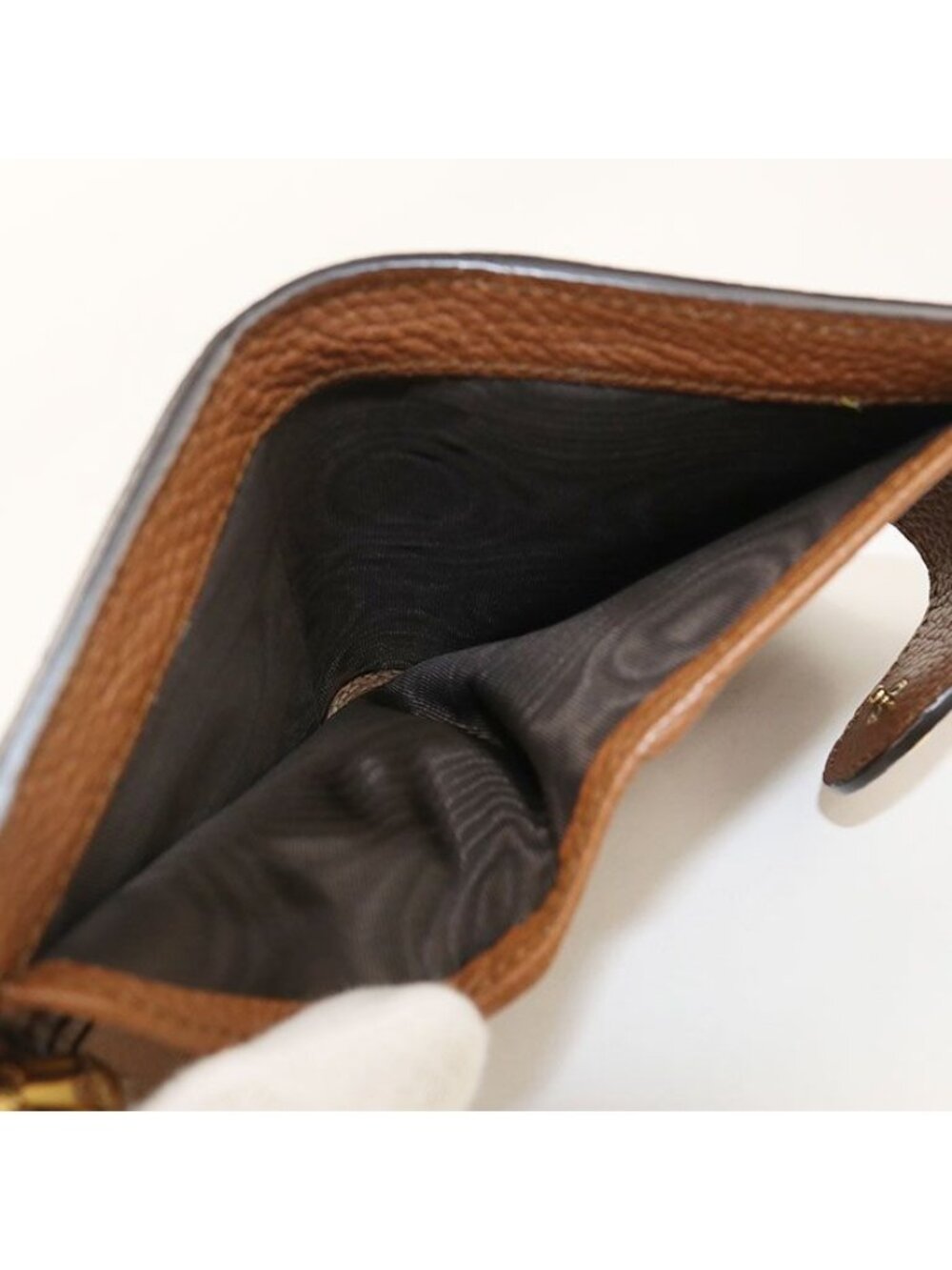 Gucci Compact Wallet with Bamboo Double Aabxm Bifold Leather - Picture 4 of 7